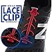 AKTIVX SPORTS LACES – No Tie Shoelaces that Lock – Replacement Elastic Shoelaces, Athletic Laces for Running Gear Accessories, Mens Womens or Kids Shoes, Fitness Exercise Equipment (Red)