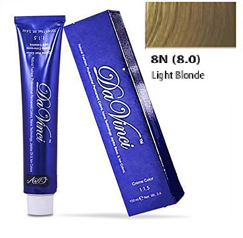DaVinci Hair Color 8N - Light Blonde (3.4 oz.)