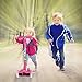 GOOGO Kick Scooter for Kids 3 Wheel Lean to Turn 3 Adjustable Height PU LED Light Up Wheels for 3-13 Year Old Purple