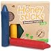 Honeysticks 100% Pure Beeswax Crayons - (6 Pack, Longs) Natural, Non Toxic, Safe for Toddlers, Kids and Children, Handmade in New Zealand, for 3 Years Plus primary