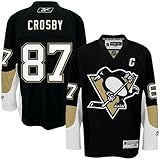 NHL Reebok Sidney Crosby Pittsburgh Penguins Youth Replica Jersey - Black (Large/X-Large)