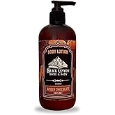 Black Canyon Amber Chocolate Scented Body Lotion with Lanolin and Jojoba Oil, 12 Oz