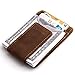 Money Clip Minimalist Front Pocket Wallet Magnetic RFID Genuine Leather Slim Wallet Credit Card Holder for Men Women by Mcdull