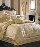 J Queen Napolean Gold 4 Piece Queen Comforter Set
