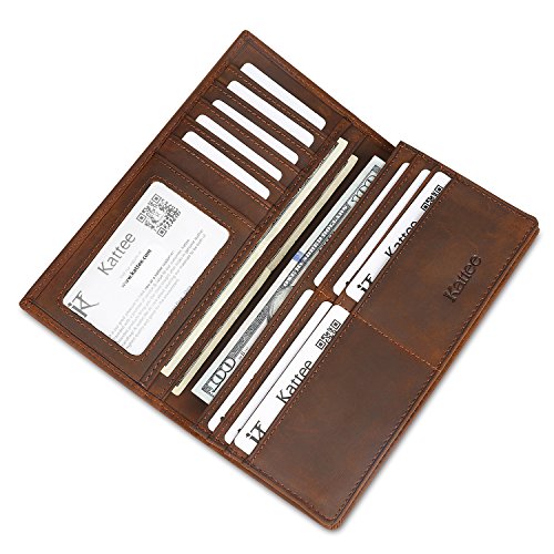 Mens Leather Long Wallets Literacy Basics
