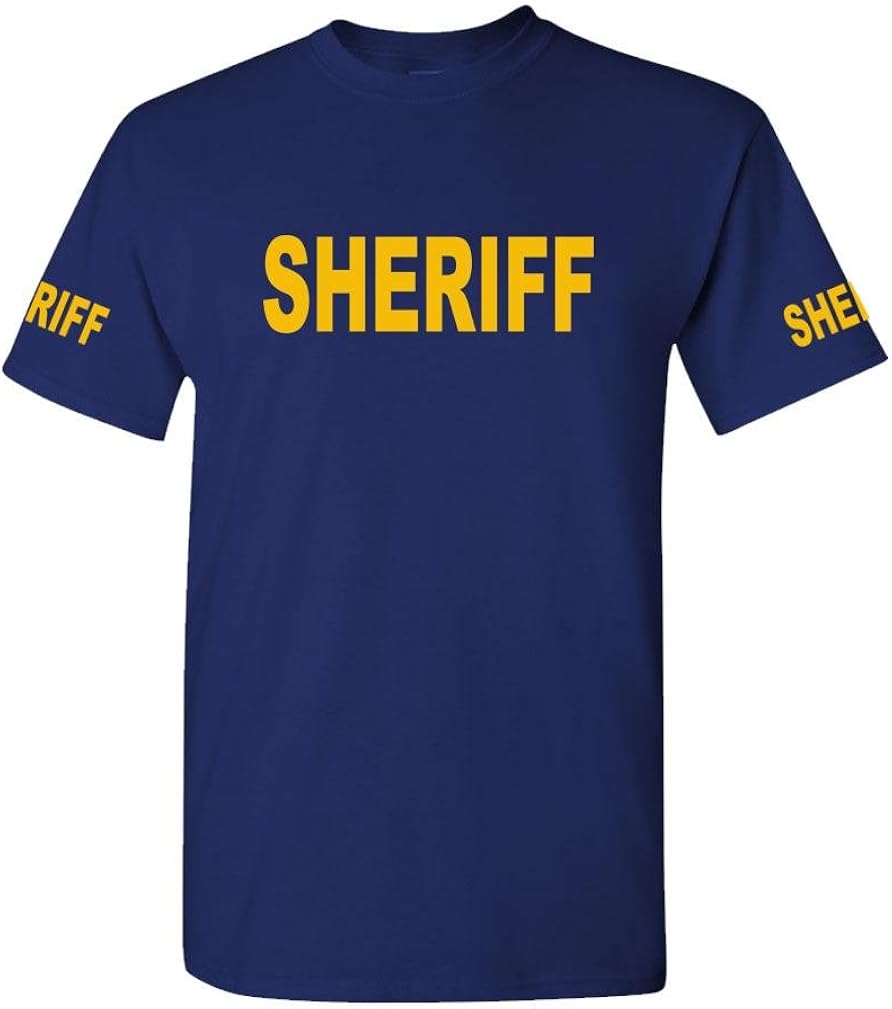 The Goozler v2 Sheriff - Law Enforcement Duty Police - Mens Cotton T-Shirt