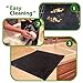 Smaid - Grill Mat Set of 4 - Non-Stick Mats for Outdoor Grill-Easy to Clean-Works on Gas,Charcoal and Electric-15.75 x 13 Inch, Black