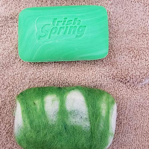 Irish Spring Hand Felted Soap Bar - Thumbnail 5
