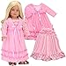 Sophia's 18 Inch Doll Clothes Nightgown and Dressing Gown | Light Pink Peignoir & Nightgown, Made to fit Your Favorite 18 Inch American Doll!