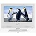 Supersonic SC-1311 White 13.3-Inch LED Widescreen HDTV 1080p Television with HDMI Input