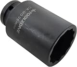 Maman 36mm Bi-Hex Deep Impact Socket 1/2in Drive Hub Nut Flywheel 12 Point view 2