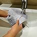 EBlife Soft Toilet Seat Cover Pads [One of the Most Comfortable and Warmest Toilet Seat Cover] [Medical Grade Asepsis Anti-Bacteria and Anti-Slippage] Washable Reusable for any Type of Toliet (Gray)