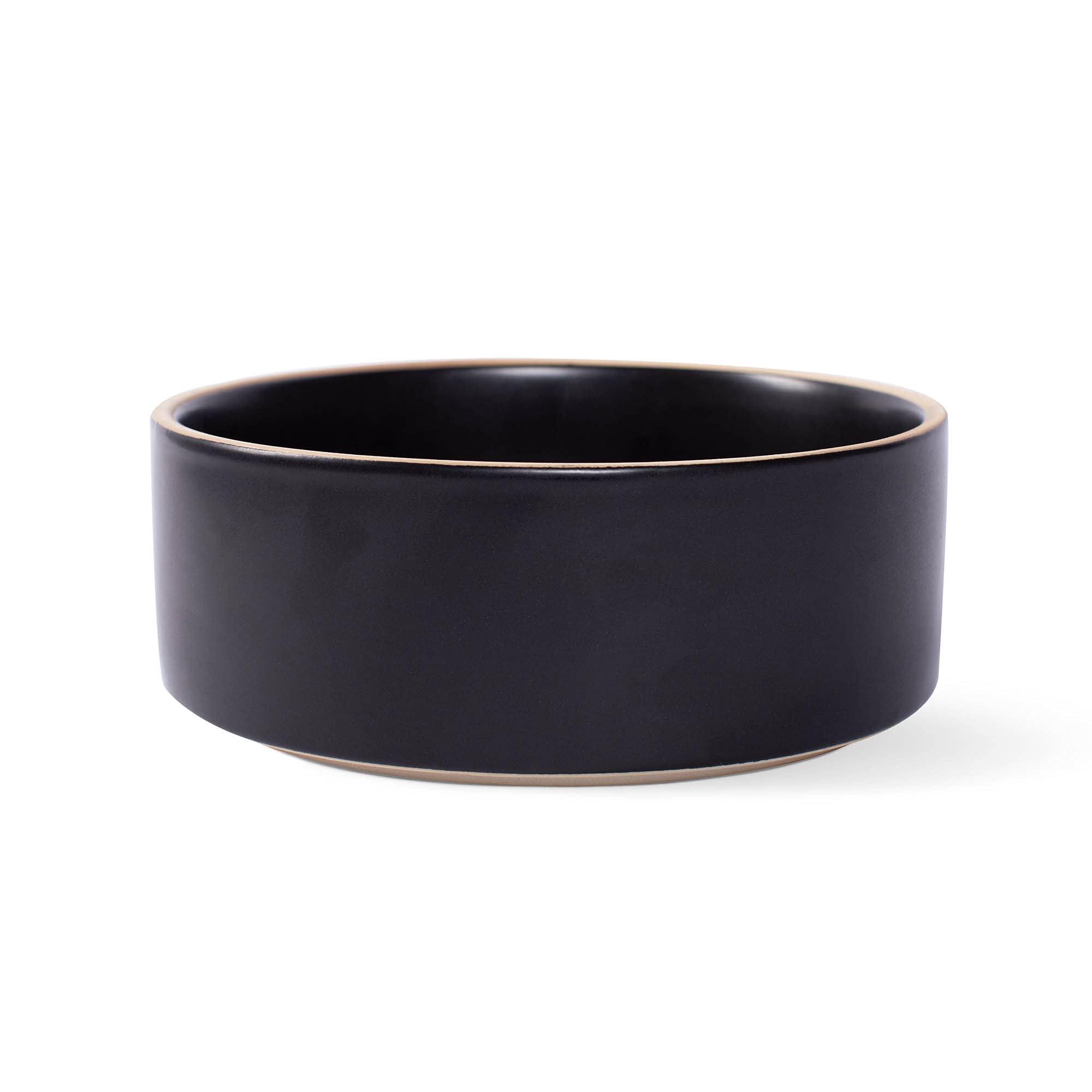 Fringe Studio "Deep Charcoal" Medium Minimal Stoneware Pet Bowl (479101)