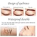 Ownest 6 Pcs Pull Cord Peel-off Eyebrow Pencil Tattoo Makeup and Microblading Supplies Set for Marking, Filling and Outlining, Waterproof and Durable Permanent Eyebrow Liner-Black