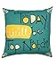YOUR SMILE Inspiring Cotton Linen Square Decorative Throw Pillow Case Cushion Cover 18 