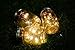 Austral Home 3 Pack Solar Mason Jar Lids Lights 10 LED Warm White Solar Powered Lights Screw on Silver Lids - Decorative Garden Outdoor Party - Jars not Included