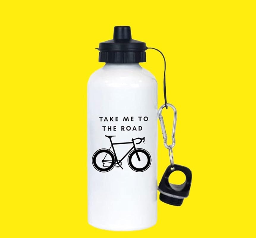 Aluminium Water Bottle with Cycling Design Road Bike Bottle Water