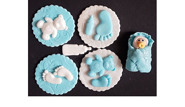 Pies de bebé Baby Shower bautizo comestible para decoración ...