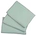Sinland Kitchen Towels Microfiber Waffle Weave Hand Towels drying towel Tea Towels 16 Inch X 32 Inch 3 Pack Light Jade