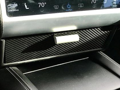 Tesla Model S, Tesla Model X, Dash Drawer Carbon Fiber Wrapped front face