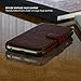 Lockwood iPhone 6/6s | Folio Wallet Card Case | Faux Leather | Vintage Dark Brown | (4.7 Inch) | Ultra Slim & Light