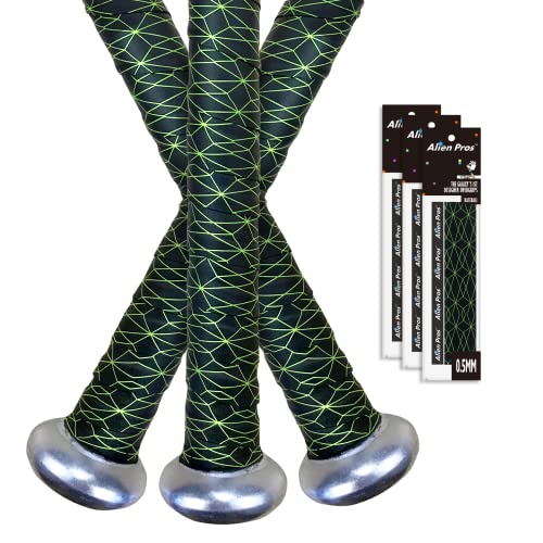 ALIEN PROS Bat Grip Tape 0.5MM for Baseball (3 Grips) Precut and Pro