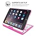iPad Mini 1 / 2 / 3 360 Rotatable Keyboard Case, Snugg - Ultra Slim Keyboard Cover Case with Bluetooth Connectivity (Hot Pink) For Apple iPad Mini 1 / 2 / 3 Retina