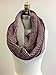 Viverano Organic Cotton Knit Infinity Scarf, Soft, Pure, Eco-Friendly, Non-Toxic