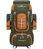 Amazon Basics Internal Frame Backpack, 75 Liters, Black Sports & Outdoors