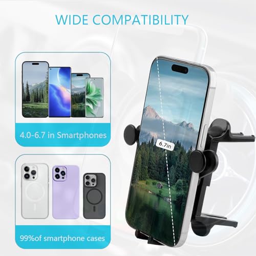 ICAILIN Car Phone Holder for 360°Rotation Car Phone Holder for Smart 453,Forfour Fortwo Accessories,Mercedes Benz A/B/C/E/S,Mini Cooper