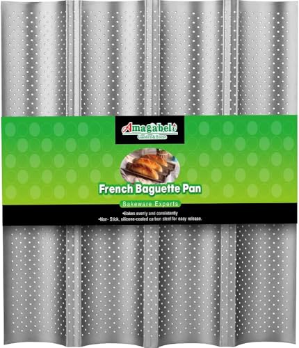 AMAGABELI GARDEN & HOME Baguette Bread Pan 15