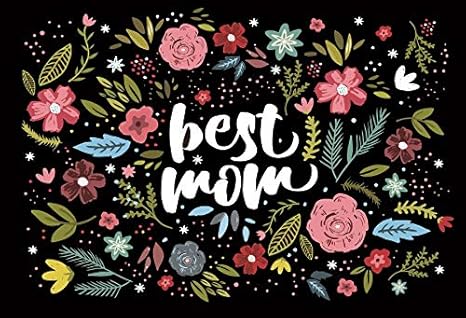 Amazon Com Leowefowa 9x6ft Best Mom Photo Backdrop Spring