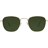 SOJOS Square Polarized Sunglasses for Men Women Classic Vintage Retro Style SJ1143