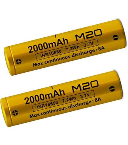 Lot De 2 Piles Rechargeables 14250 – 300mAh 3.7V USB Type-C – Pour Laser, Lampe