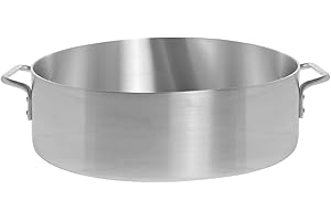 HUBERT® Brazier Pan 24 Quart Aluminum - 17 3/10 Dia x 6 3/10 D
