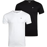 Lucky Brand Mens Tshirt – 2 Pack Classic Fit Soft Cotton Blend Stretch Mens Undershirts Crewneck Casual Tee Shirts for Men