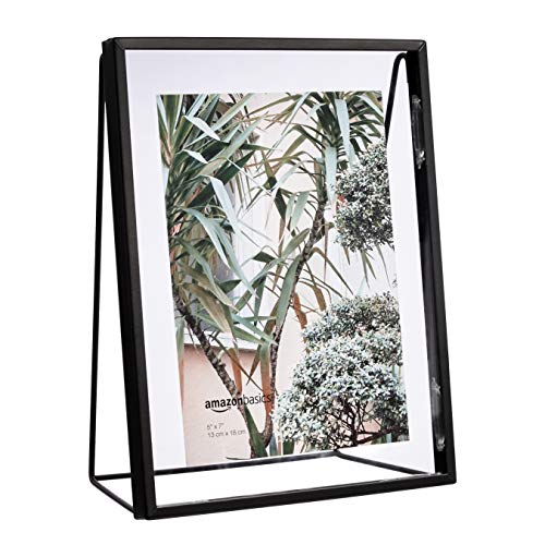 Amazon Basics Wedge Floating Photo Frame for 5 x 7 Inch Photos Slim