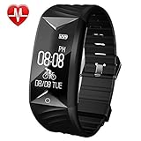 Willful Fitness Tracker, Fitness Watch Pedometer Watch Waterproof Activity Tracker with Heart Rate Monitor,Step Counter,Calories,Sleep Monitor,Alarms,Music Control,Phone Notice for Men Women Kids