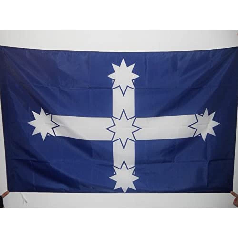 AZ FLAG - Eureka Flag - 3x5 Ft - Australian Eureka Banner with Sleeve - 100% Polyester - Fade Resistant - Vivid Colors - 3' x 5' Feet - 150x90 Cm