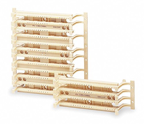 Hubbell Premise Wiring 110 Wiring Block, Number of Pairs: 300, Rows: 12