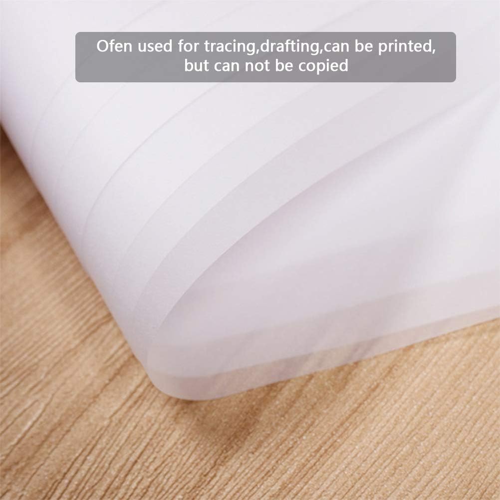 YOTINO Tracing Papers 100 Sheets Transparent Tracing Paper for Printing