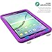 Galaxy Tab A 8.0 (2015) Case - Poetic TurtleSkin Series[Corner Protection][Tactile side Grip][Sound-Amplification][Bottom Air Vents] Protective Silicone Case for Samsung Galaxy Tab A 8.0 (2015) Purple
