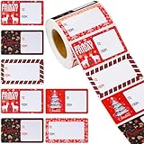 Outus 500 Pieces Christmas Tags Christmas Santa