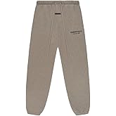 Essentials Men's Sweatpants, Oversized Fit, Elastic Waist, Black