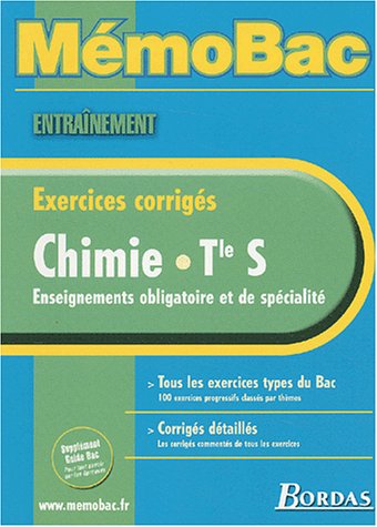 Chimie, Tle S