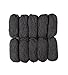 Knit Picks Wool of The Andes Yarn Pack - 10 Skeins of Gray 100% Wool Worsted Weight Yarn (Cobblestone Heather)