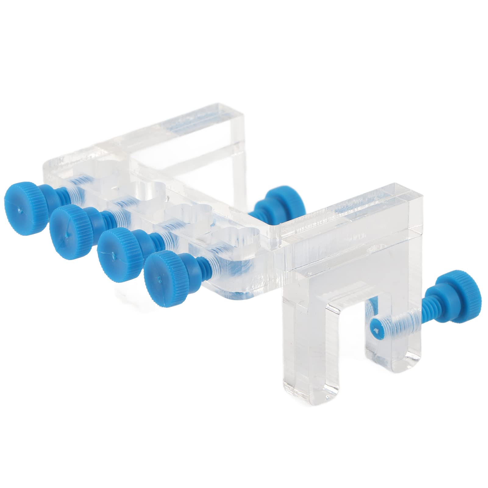 Pssopp Universal Acrylic Aquarium Tube Holder and Water Pipe Clip for Dosing Pump Soft Hose - Secure Clamp to Hold Soft Tubes in Aquarium Systems