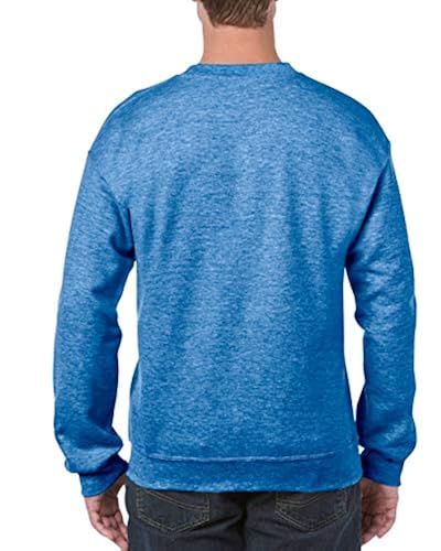 Gildan Men's G180 Heavy Blend T-Shirt, Heather Sport Royal, XX-Large - View #12