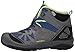 Merrell unisex-child Capra Mid Waterproof Hiking Boot, Grey/Blue, 6 M US Big Kid
