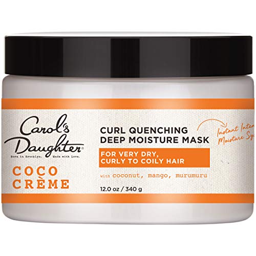 Curly-Hair-Products-by-Carols-Daughter-Coco-Creme-Curl-Quenching-Deep-Moisture-Hair-Mask-For-Very-Dry-Hair-with-Coconut-Oil-and-Mango-Butter-Hair-Mask-For-Curly-Hair-12-Ounce-Packaging-May-Vary
